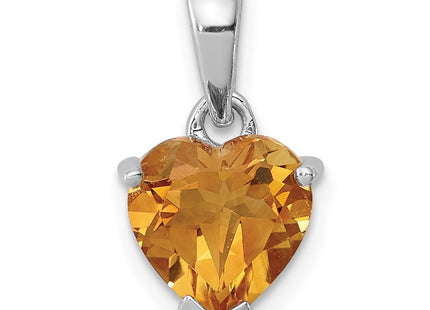 Sterling silver citrine pendant