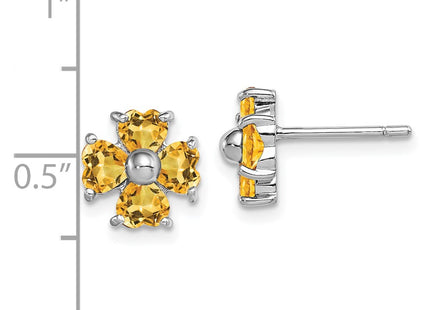 Sterling Silver Earrings Style QDX753 - Classique Jewelry Inc.