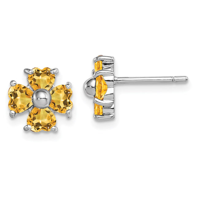 Sterling Silver Earrings Style QDX753 - Classique Jewelry Inc.
