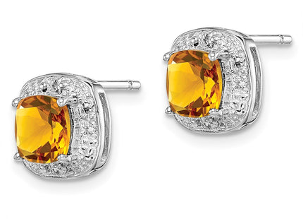 Sterling Silver Earrings Style QDX769 - Classique Jewelry Inc.