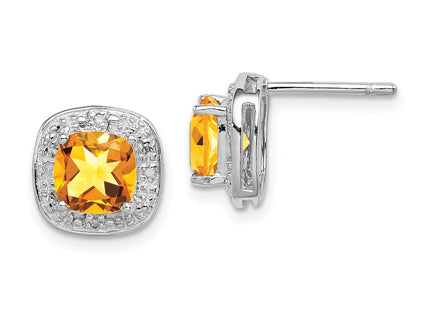 Sterling Silver Earrings Style QDX769 - Classique Jewelry Inc.