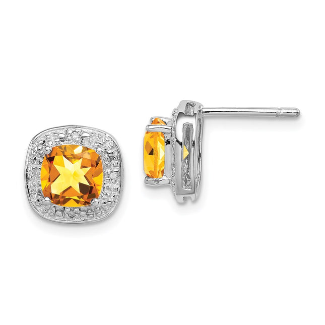 Sterling Silver Earrings Style QDX769 - Classique Jewelry Inc.