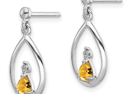 Sterling Silver Earrings Style QDX778 - Classique Jewelry Inc.