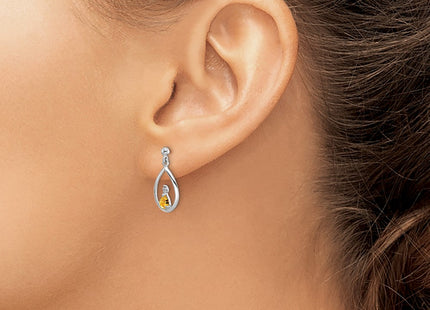 Sterling Silver Earrings Style QDX778 - Classique Jewelry Inc.