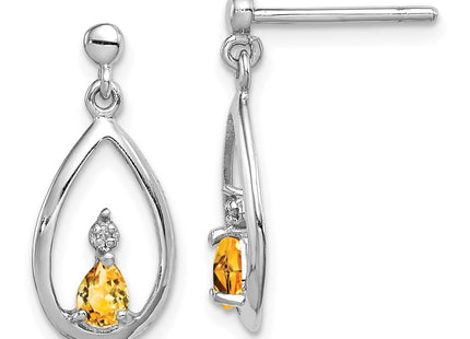 Sterling Silver Earrings Style QDX778 - Classique Jewelry Inc.