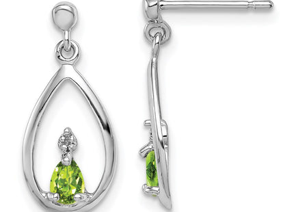 Sterling Silver Earrings Style QDX826 - Classique Jewelry Inc.