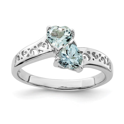 Sterling silver heart ring