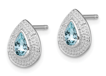 Sterling Silver Earrings Style QDX889 - Classique Jewelry Inc.