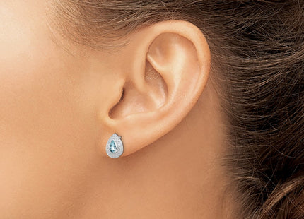 Sterling Silver Earrings Style QDX889 - Classique Jewelry Inc.