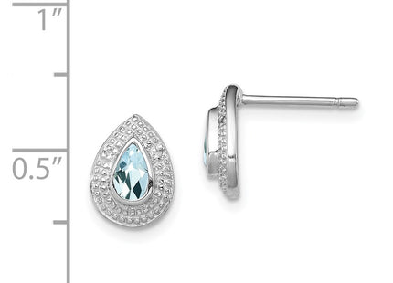 Sterling Silver Earrings Style QDX889 - Classique Jewelry Inc.