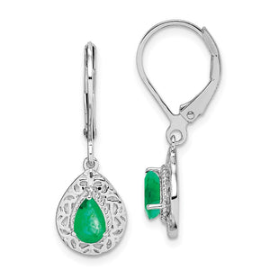 Sterling Silver Earrings Style QE10017E - Classique Jewelry Inc.