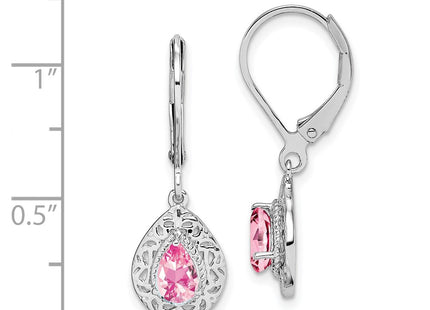 Sterling Silver Earrings Style QE10017PT - Classique Jewelry Inc.