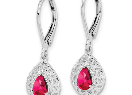 Sterling Silver Earrings Style QE10017R - Classique Jewelry Inc.