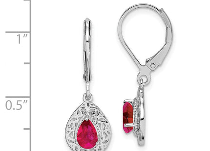 Sterling Silver Earrings Style QE10017R - Classique Jewelry Inc.