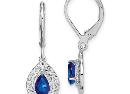 Sterling Silver Earrings Style QE10017S - Classique Jewelry Inc.