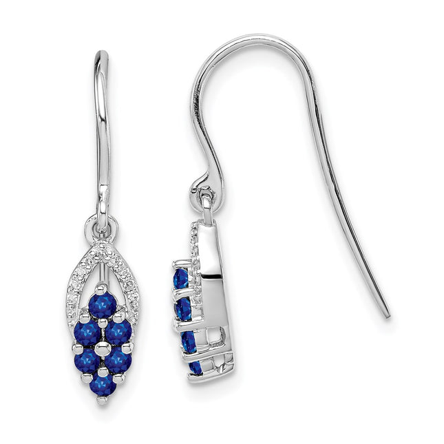 Sterling Silver Earrings Style QE10101S - Classique Jewelry Inc.