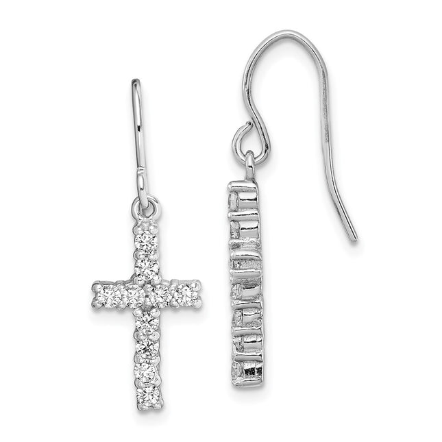 Sterling Silver Earrings Style QE1012 - Classique Jewelry Inc.