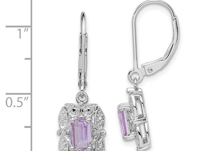 Sterling Silver Earrings Style QE10165PQ - Classique Jewelry Inc.