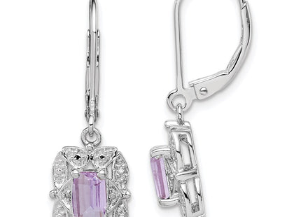 Sterling Silver Earrings Style QE10165PQ - Classique Jewelry Inc.