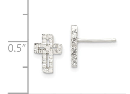 Sterling Silver Earrings Style QE102 - Classique Jewelry Inc.