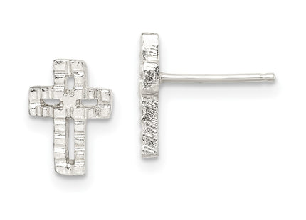 Sterling Silver Earrings Style QE102 - Classique Jewelry Inc.