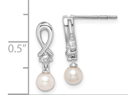 Sterling Silver Earrings Style QE10206 - Classique Jewelry Inc.
