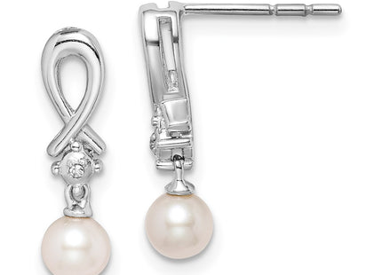 Sterling Silver Earrings Style QE10206 - Classique Jewelry Inc.