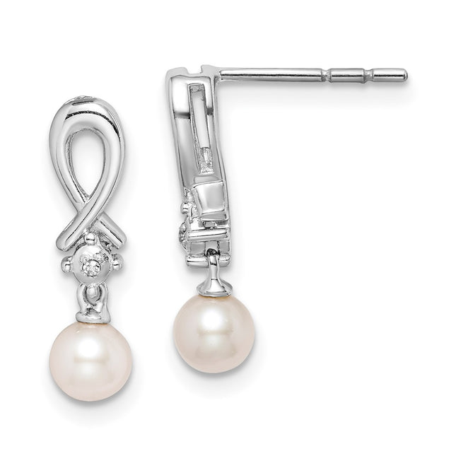 Sterling Silver Earrings Style QE10206 - Classique Jewelry Inc.