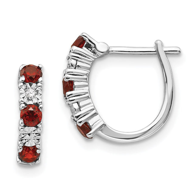 Sterling Silver Earrings Style QE10209GA - Classique Jewelry Inc.