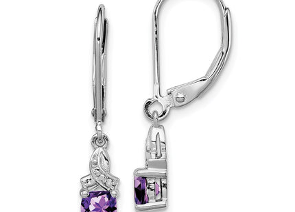 Sterling Silver Earrings Style QE10213AM - Classique Jewelry Inc.