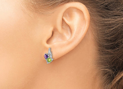 Sterling Silver Earrings Style QE10260AM - Classique Jewelry Inc.