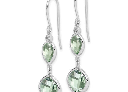 Sterling Silver Earrings Style QE10307AG - Classique Jewelry Inc.