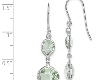 Sterling Silver Earrings Style QE10307AG - Classique Jewelry Inc.