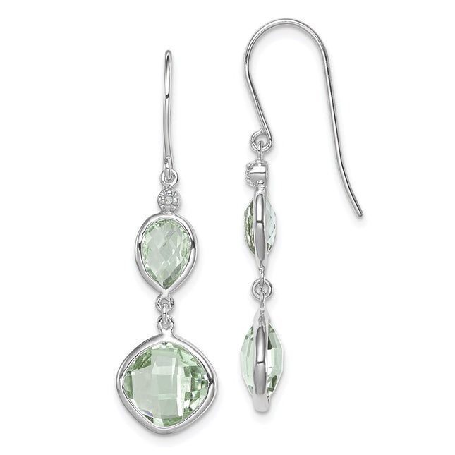 Sterling Silver Earrings Style QE10307AG - Classique Jewelry Inc.