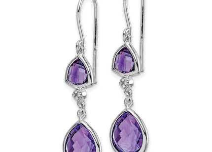 Sterling Silver Earrings Style QE10309AM - Classique Jewelry Inc.