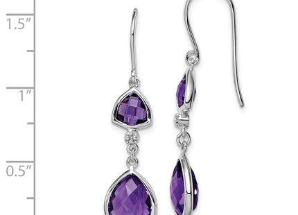 Sterling Silver Earrings Style QE10309AM - Classique Jewelry Inc.