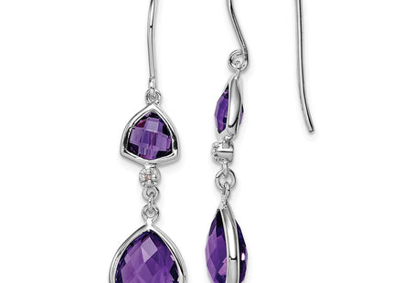 Sterling Silver Earrings Style QE10309AM - Classique Jewelry Inc.