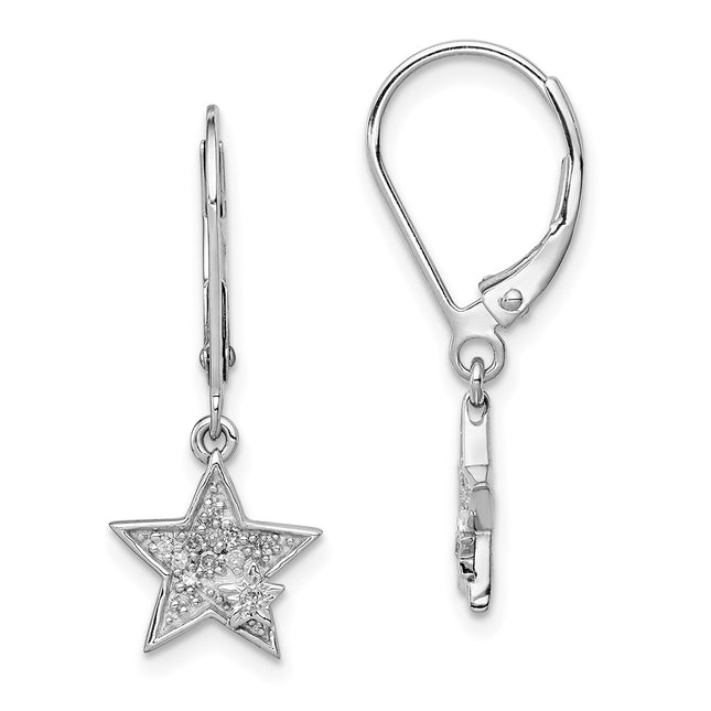 Sterling Silver Earrings Style QE10417 - Classique Jewelry Inc.