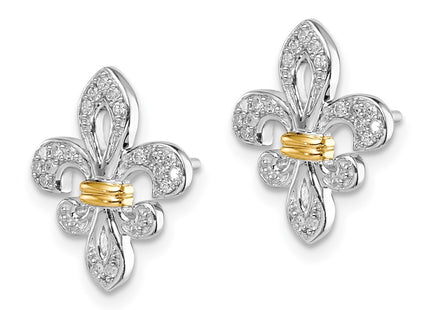 Sterling Silver Earrings Style QE10431 - Classique Jewelry Inc.