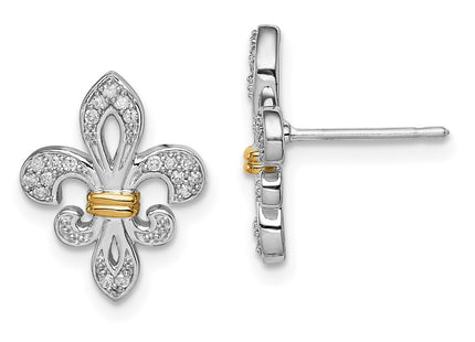 Sterling Silver Earrings Style QE10431 - Classique Jewelry Inc.