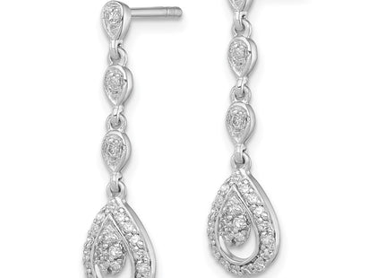 Sterling Silver Earrings Style QE10514 - Classique Jewelry Inc.