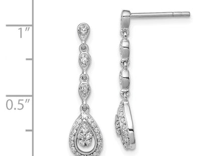 Sterling Silver Earrings Style QE10514 - Classique Jewelry Inc.