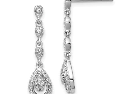 Sterling Silver Earrings Style QE10514 - Classique Jewelry Inc.