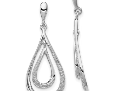 Sterling Silver Earrings Style QE10554 - Classique Jewelry Inc.