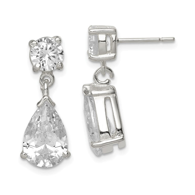 Sterling Silver Earrings Style QE1058 - Classique Jewelry Inc.