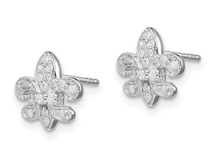 Sterling Silver Earrings Style QE10612 - Classique Jewelry Inc.