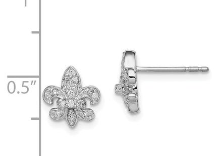 Sterling Silver Earrings Style QE10612 - Classique Jewelry Inc.