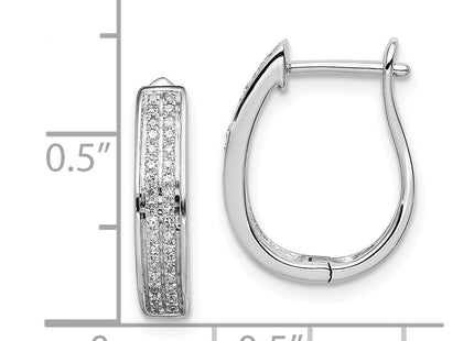 Sterling Silver Earrings Style QE10633 - Classique Jewelry Inc.