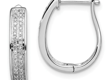 Sterling Silver Earrings Style QE10633 - Classique Jewelry Inc.