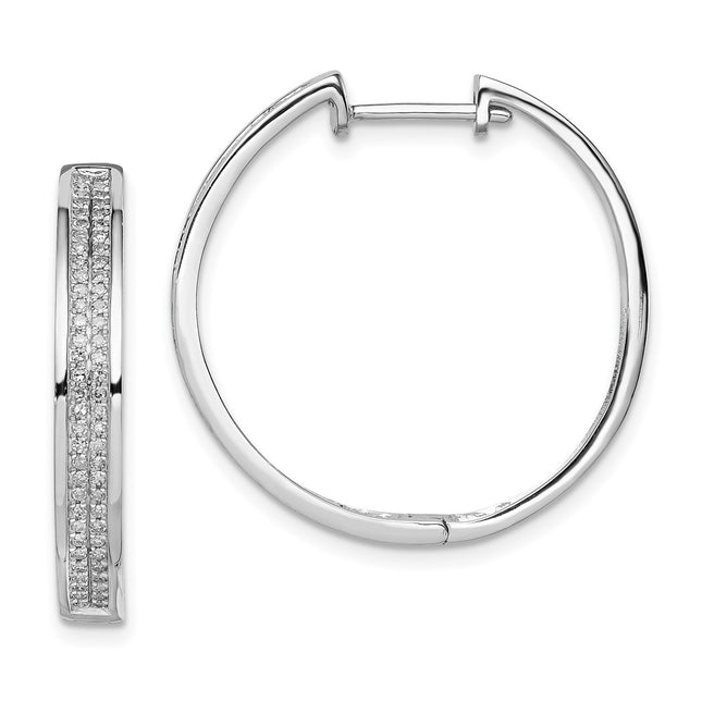 Sterling Silver Earrings Style QE10639 - Classique Jewelry Inc.